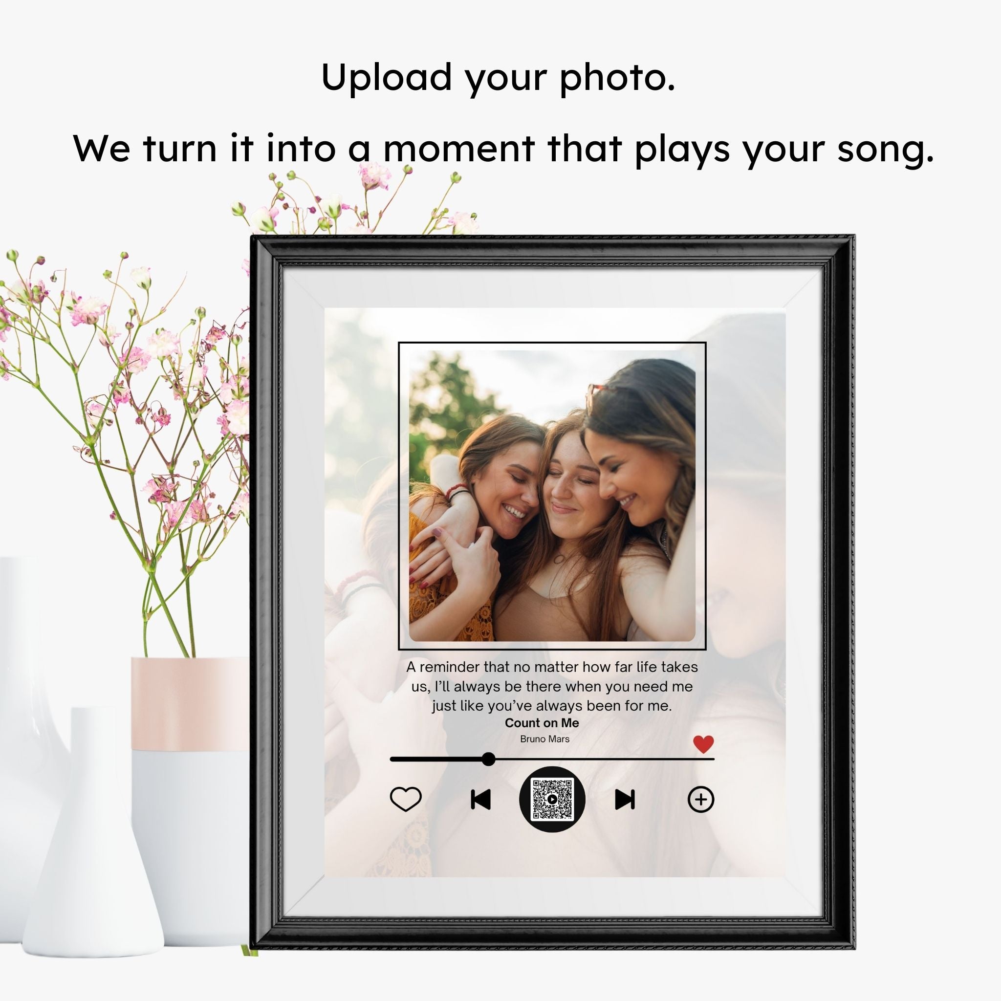 Custom QR Music Frame – Instant Digital Download