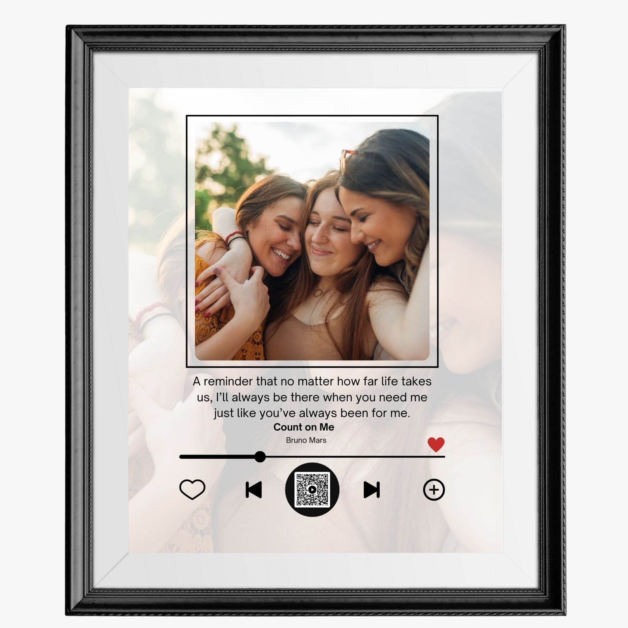 Custom QR Music Frame – Instant Digital Download
