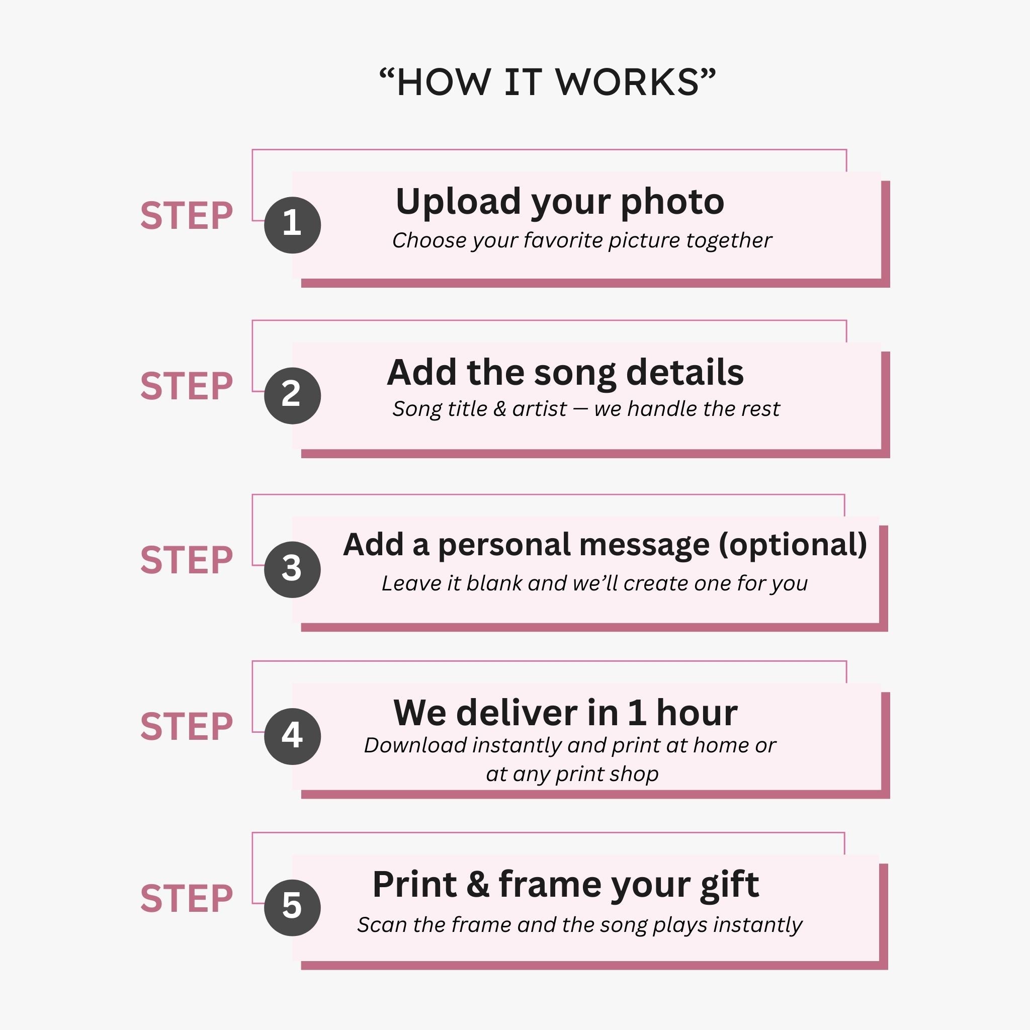 Custom QR Music Frame – Instant Digital Download